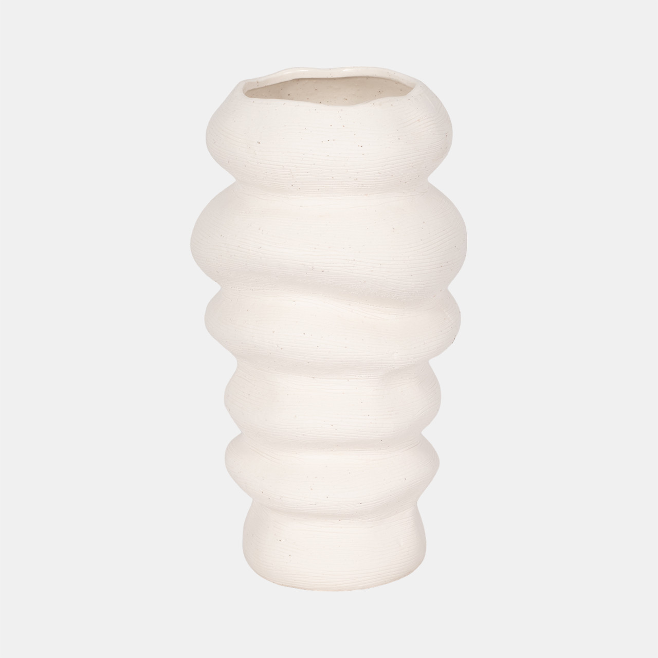 Duttonmore White Vase 12 (In) - Image 5