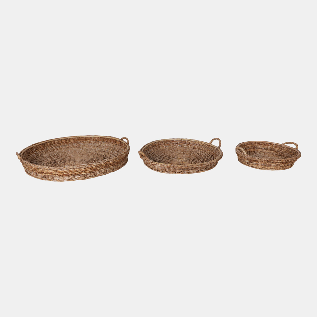 Ashcrest Set Of 3 Tan Tray 7 (In) - Image 4