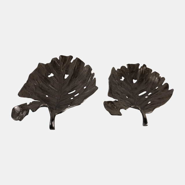 Declanlake Set Of 2 Bronze Bowls 4 (In) - Image 2