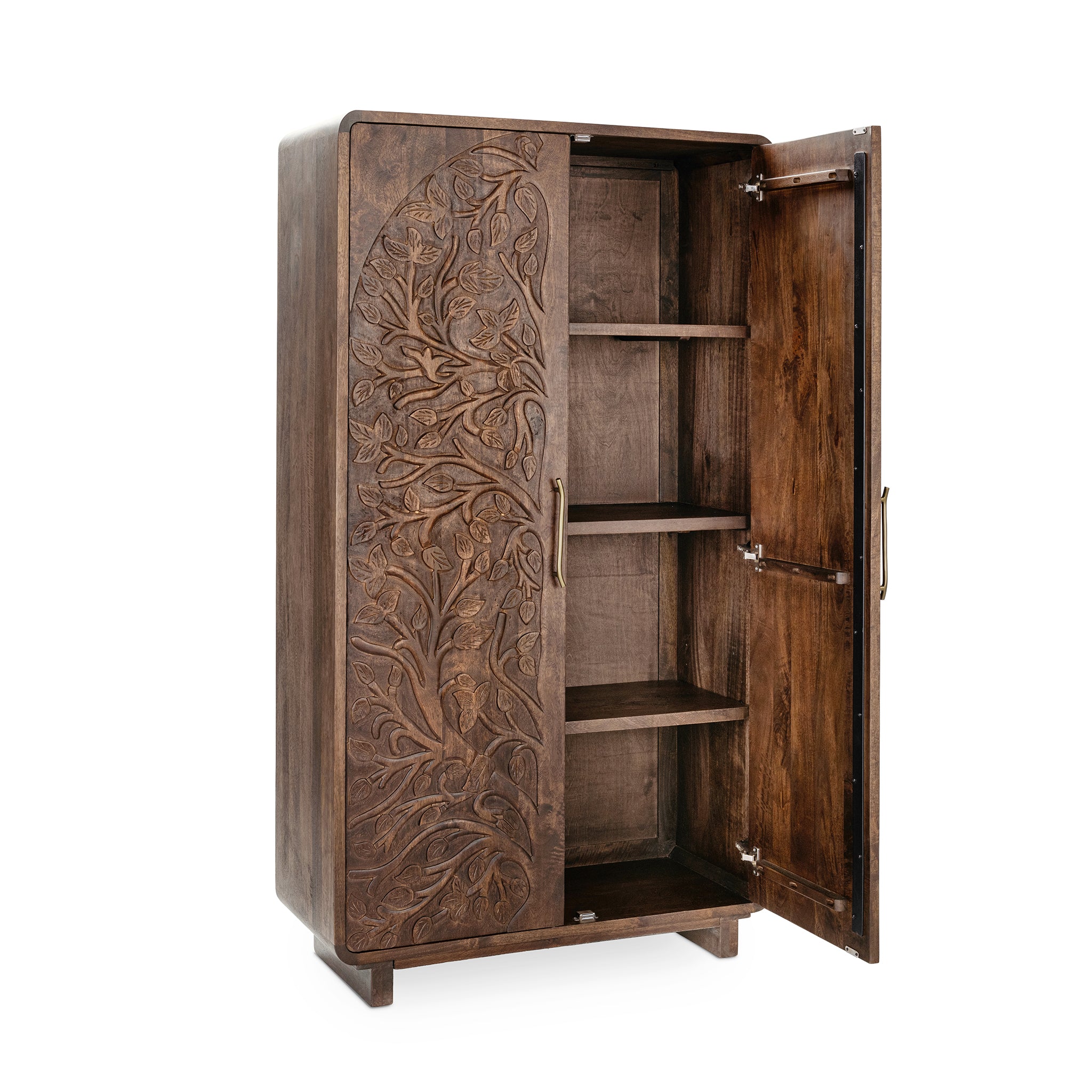Albero Tall Cabinet - Kona Brown - Image 3