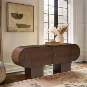 Harlow Solid Wood And Oak Veneer Sideboard / Buffet