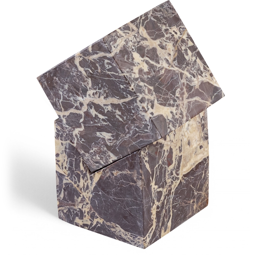 Quad Marble Decorative Cube - Image 2