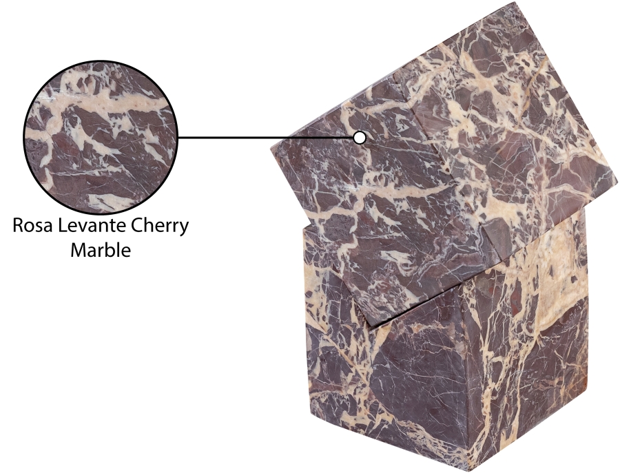 Quad Marble Decorative Cube - Image 3