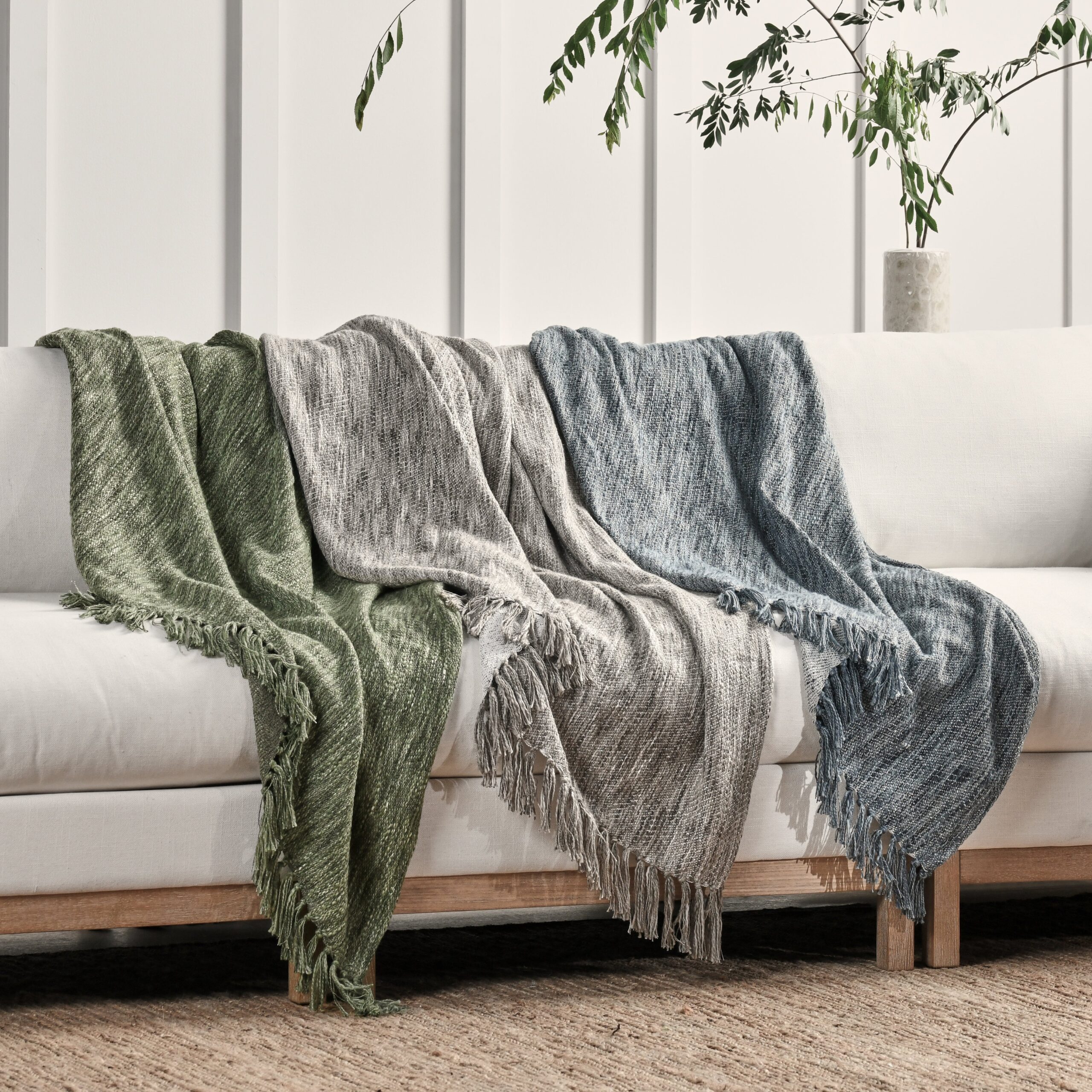 TC Sharma Natural Throw 50x70 - Image 3