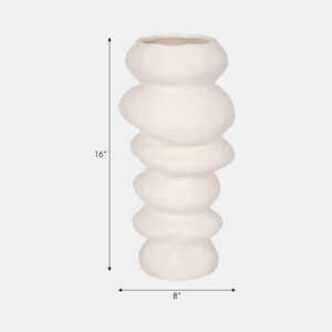 Duttonmore White Vase 16 (In)
