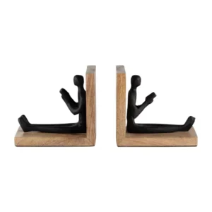 Man Reading Bookends