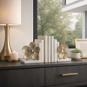 Flower Bookends