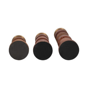 Desmondridge Set Of 3 Brown Candlestick 22 (In)